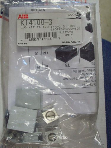Abb kt4100-3 nsfp kt kug kit t4 1/0-14awg 3 lugs for sale