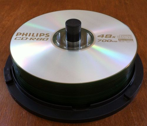 Philips CD-R80 Disks 700MB / 80 min Up to 48X - 18 Unused Pieces w/Case
