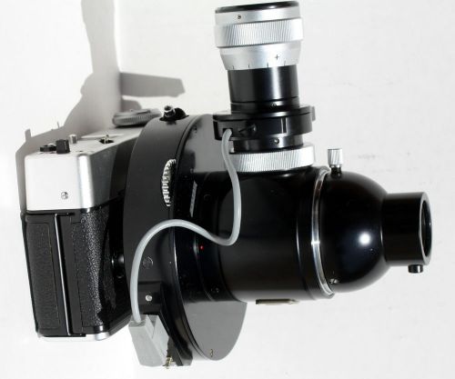For parts carl zeiss c35m vintage camera for zeiss microscope w/ attachments for sale