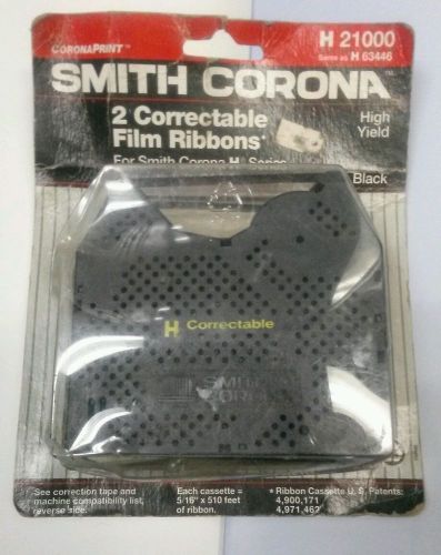 SMITH CORONA correctable film ribbons H 21000 same as H 63446 PACK of 2