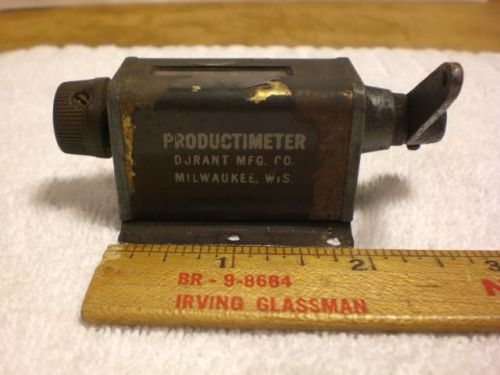 Vintage Durant Productimeter Machine Counter