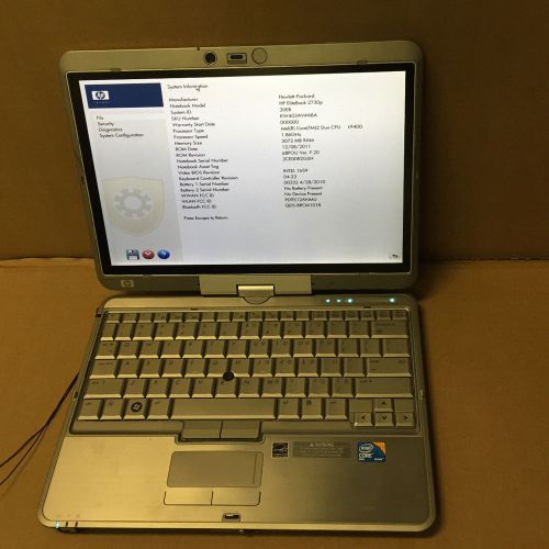 HP Elitebook 2730p Core 2 Duo 1.86GHz/3GB/Webcam/Pen Barebone Laptop