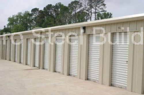 DURO Steel Mini Storage 20x80x8.5 Metal Building Kits DiRECT Prefab Rental Units