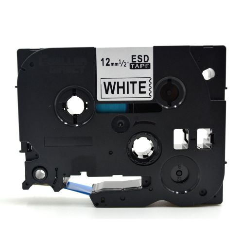 Compatible Label Tape TZ233 Tze233 12mm x 8m for Brother P-Touch Blue On White