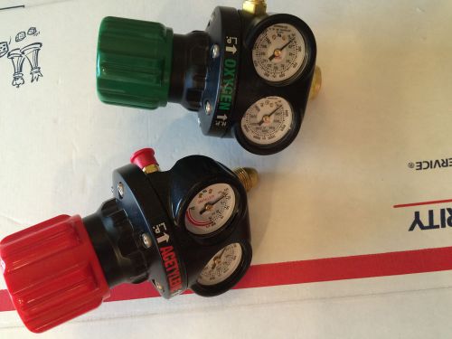 Genuine victor edge series ess4 oxygen acetylene regulator set | cga 540/510 for sale