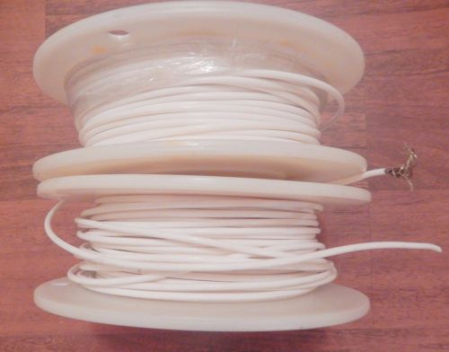 12 AWG Silver Plated Copper Teflon Wire, Mil-Spec M16878/4 White ** Lot of 2**