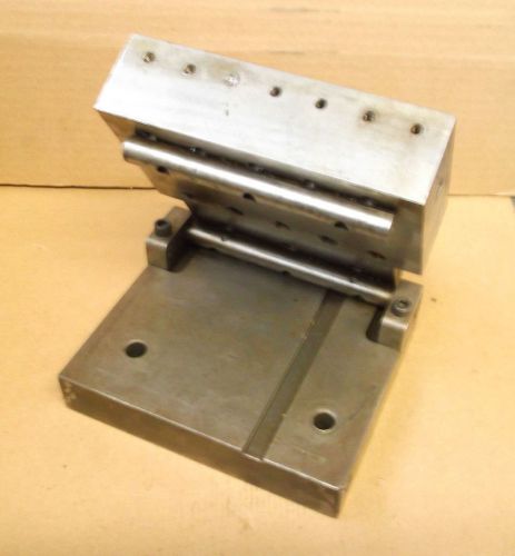 Sine Plate Shop made heavy Duty 7 3/8&#034; Wide, 6 3/8&#034; Deep,4&#034; High.18 tapped holes