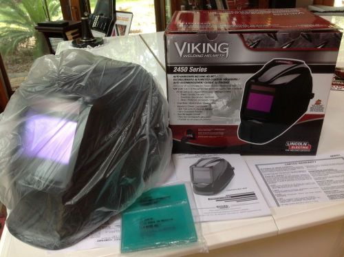 Brand NEW Lincoln Electric 2450 D black Welding Auto Darkening Helmet -save 35%!