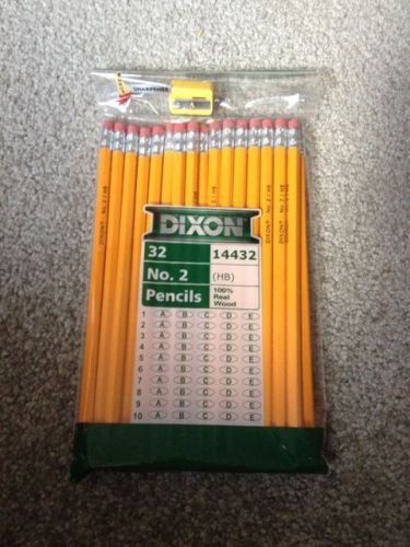 Dixon wood Pencils 32 count 2pk (64)