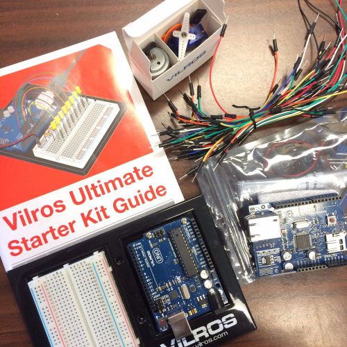 Vilros Arduino Uno Ultimate + Ethernet Starter Kit, Evil Genius Book, + more