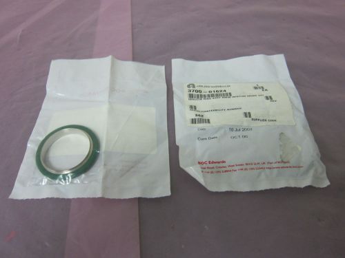 2 AMAT 3700-01624 Seal CTR, Ring Assembly, NW40, w/Viton Oring SST 405895