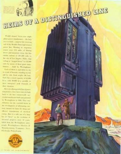 1936 AD WESTINGHOUSE BUILDS 7 WORLD&#039;S LARGEST POWER TRANSFORMERS FOR BOULDER DAM