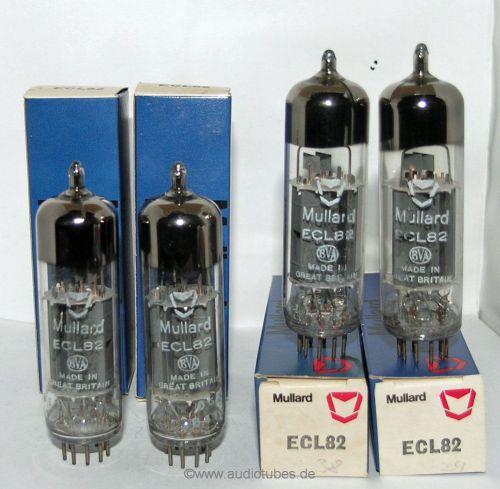 2  new tubes  Mullard UK ECL82 6BM8  (506052) tested before shipping disc getter