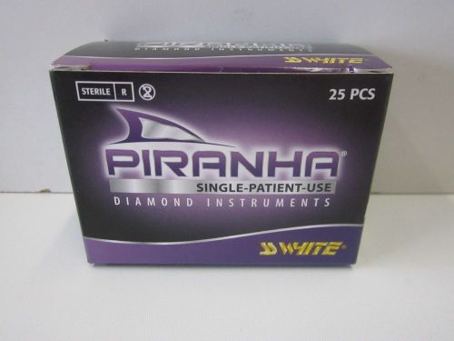 Dental Carbide Bur Piranha Diamond Flat-End Taper  #847-012 Coarse Pack Of 25