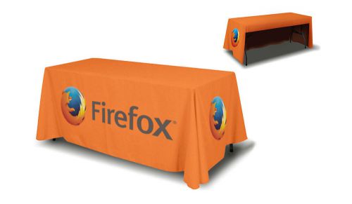 6&#039; Table Throw For Trade Show - Mancave Garage Storefront - With YOUR Logo!