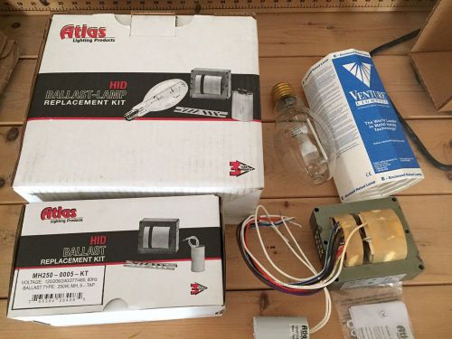 Atlas 250 Metal Halide HID Ballast Lamp Replacement Kit 120/240/208/277/480 Volt