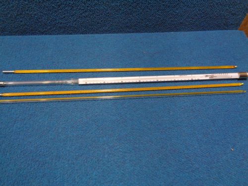 4 immersion thermometers- Ertco - Fisher  - 1 is Beckmann thermometer