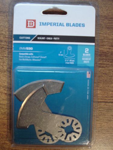Imperial blades 2mm530 2-1/4-in segmented universal oscillating knife blades 2pk for sale