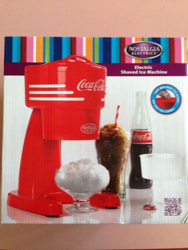 Electric Snow maker and Shaved Ice Machine Coca-Cola Nostalgia Series