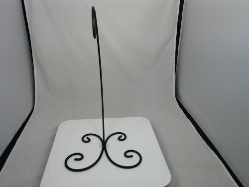 Decorative black metal ornament stand display for sale