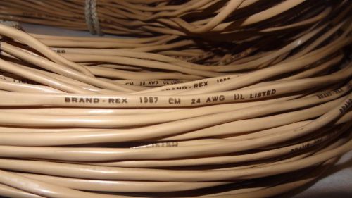 New old stock Brand-Rex Communication Cable 455&#039; Wire 1987 CM 24 AWG UL Listed
