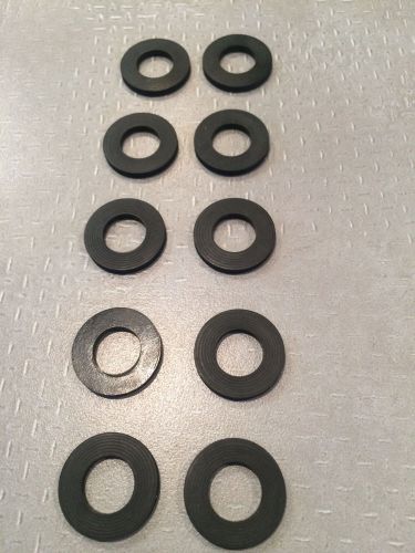 100ea  black rubber washers 7/8&#034; od x 15/32&#034; id x 3/32&#034; thick - 70 duro nitrile for sale