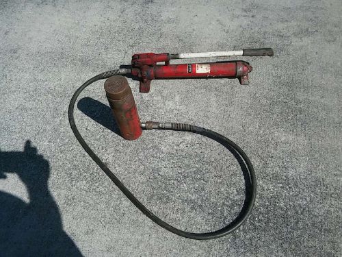 Blackhawk porta power hand cylinder pump master &amp; slave 10k psi, work power for sale
