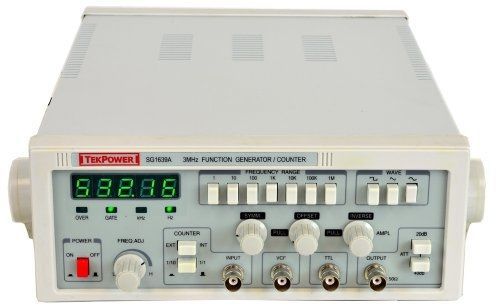 MCP SG1639A 2-in-1 3 MHz Function Generator with Frequency Counter