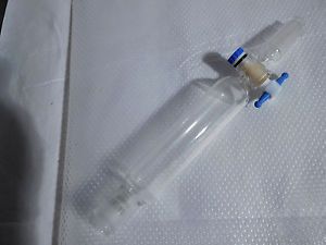 Pyrex 100mL Graduated Cylindrical 12&#034; Separator Funnel w Stopcock