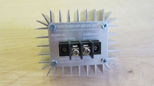 (Qty 2) 220V AC 5000W Adjustable SCR Voltage Regulator
