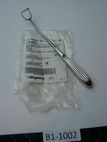 V.Mueller RH4445-003 BARNHILL Adenoid Curette 8.5&#034; size#3  Nasal Instruments
