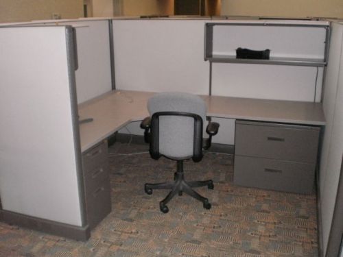 Ff-024 - light grey - 6.5x6.5 , 8x8 herman miller a02 cubicles - $755 for sale
