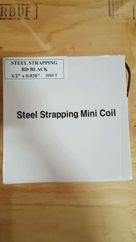 1/2&#034; .020 x 300&#039; Steel strap mini coil.