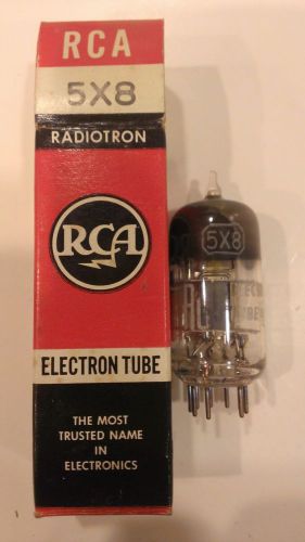 VINTAGE RADIO VACUUM TUBE RCA 5X8 NEW OLD STOCK IN BOX