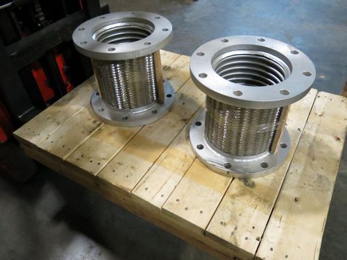 Two 8&#034; x 12&#034; expansion joint stainless steel new for sale