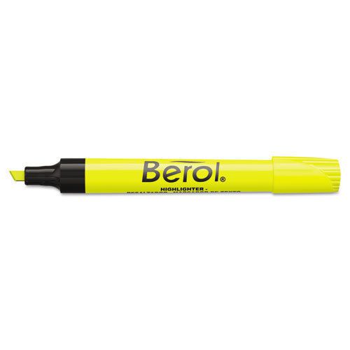 Sanford 64324 Highlighter Marker, Chisel Tip, 12/pk, Fluorescent Yellow