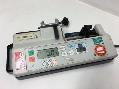 Alaris ivac p2000 syringe driver infusion pump - lot 2 of 3 for sale