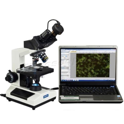 40X-2000X Darkfield Compound LED Laboratory Binocular Microscope w 3MP Camera