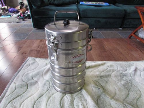 AerVoid hot/cold thermal insulation container 3 gal stainless steel