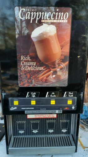 CURTIS 4 FLAVOR CAPPUCINO MACHINE (POWERS, HEAT WORKS  DID NOT TEST FURTHER)