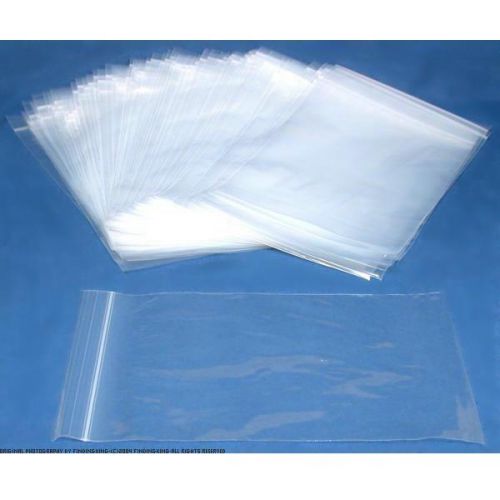 100 Resealable Plastic Bags 6&#034; x 9&#034;
