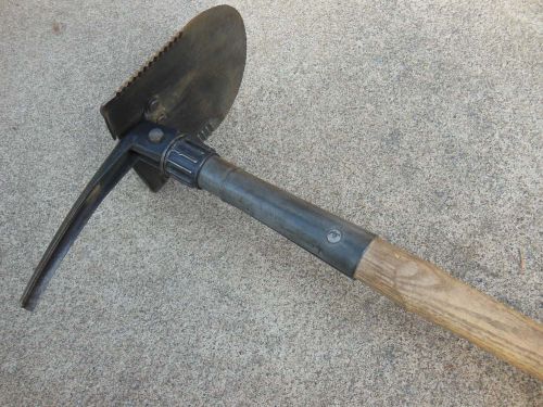 Collins FSS Forest Service Fire Fighting Combi Tool w Handle - shovel hoe &amp; pick