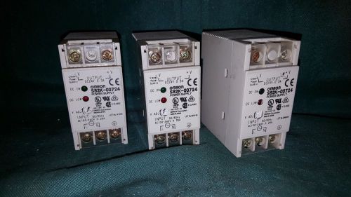 OMRON S82K-00724 POWER SUPPLY 24DC