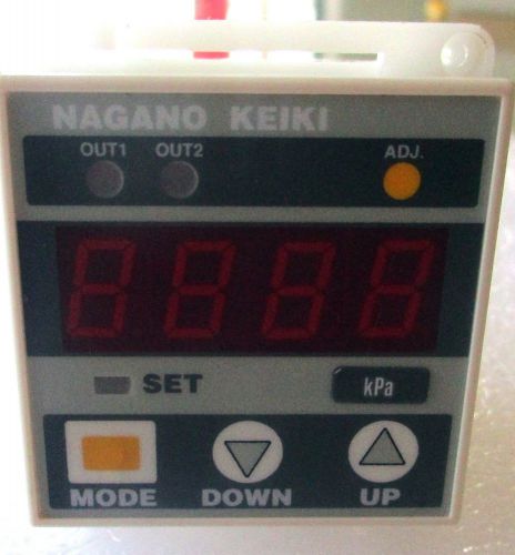 NAGANO KEIKI GC62 DIGITAL DIFFERENTIAL PRESSURE GAUGE GAGE 0-0.5kPa