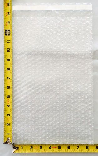 100 - 8.5 x13.5 clear protective self-sealing bubble out pouches / bubble bags for sale