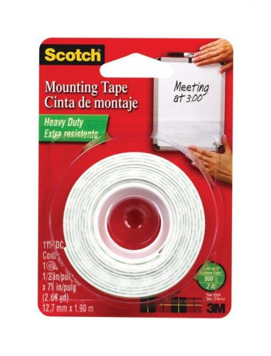 Scotch Mounting Tape 1/2 In. W X 75 In. L