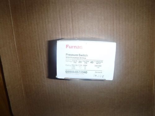 Furnas pressure switch with pulsation orifice 69wa4bz2040 for sale