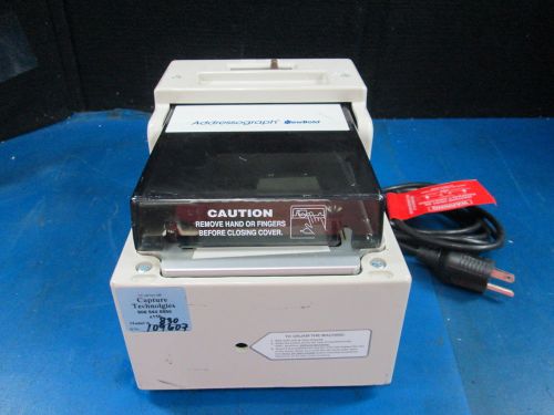NewBold Addressograph Model: 830 Credit Card Imprinter S/N: 109607