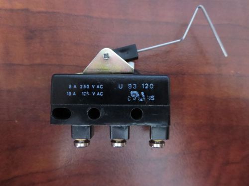 Crouzet Micro Limit Switch, U831120, 5A 250V, NEW