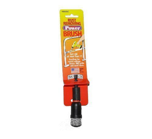 Brushtech Rust Removing Power Drill Brush for BBQ Grill Grates